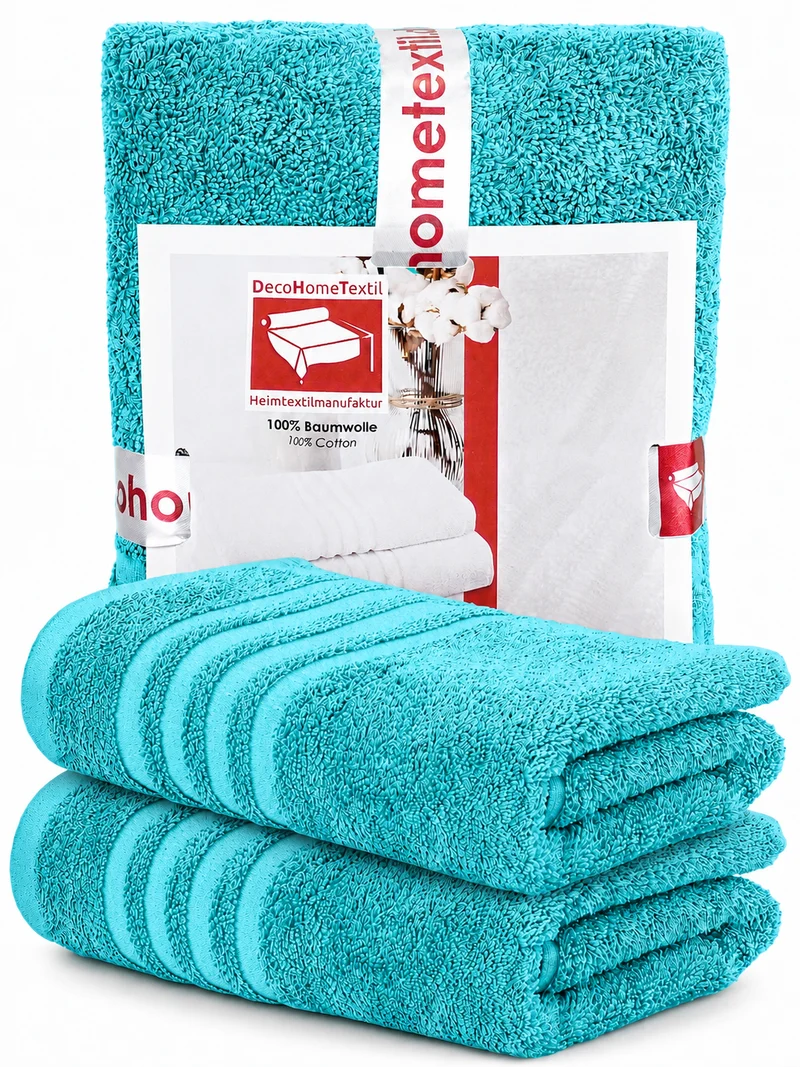 DecoHomeTextil Handtuch-Set aus 100% Baumwolle, kuschelweich