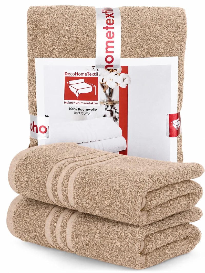 DecoHomeTextil Handtuch-Set aus 100% Baumwolle, kuschelweich