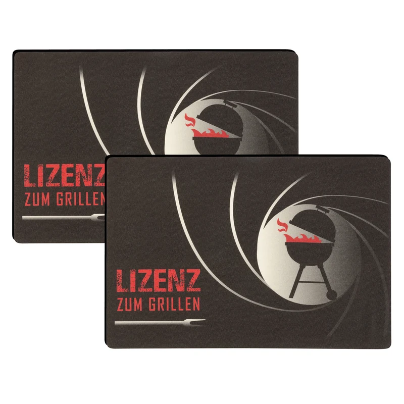 BBQ Tischsets mit Teflon-Fleckschutzausrüstung 2er-Set 30 x 43 cm