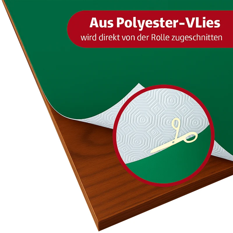 Tischpolster grün rund