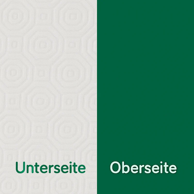 Tischpolster grün oval