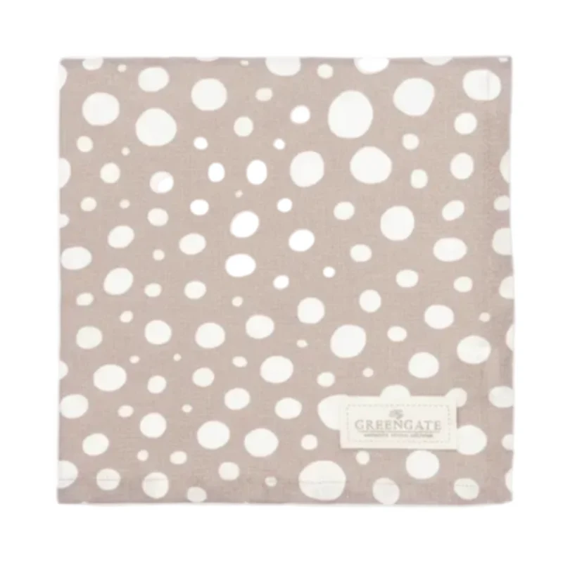 GreenGate Stoffserviette Neva Beige 40x40