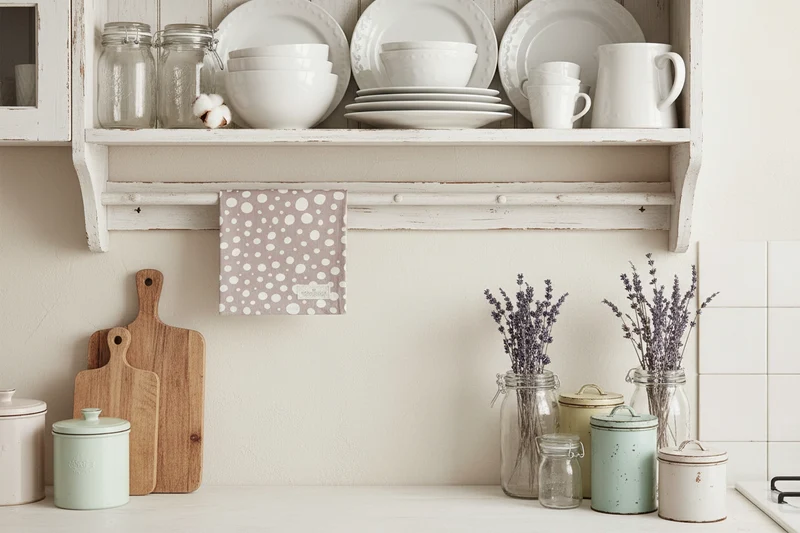 GreenGate Stoffserviette Neva Beige 40x40
