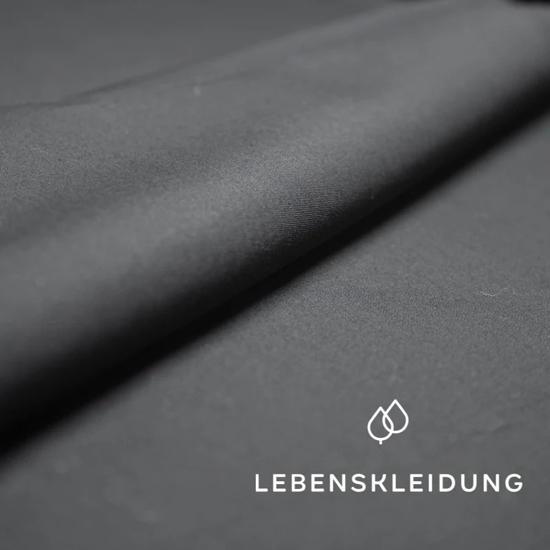 Bio Popeline 58/28 - Schwarz