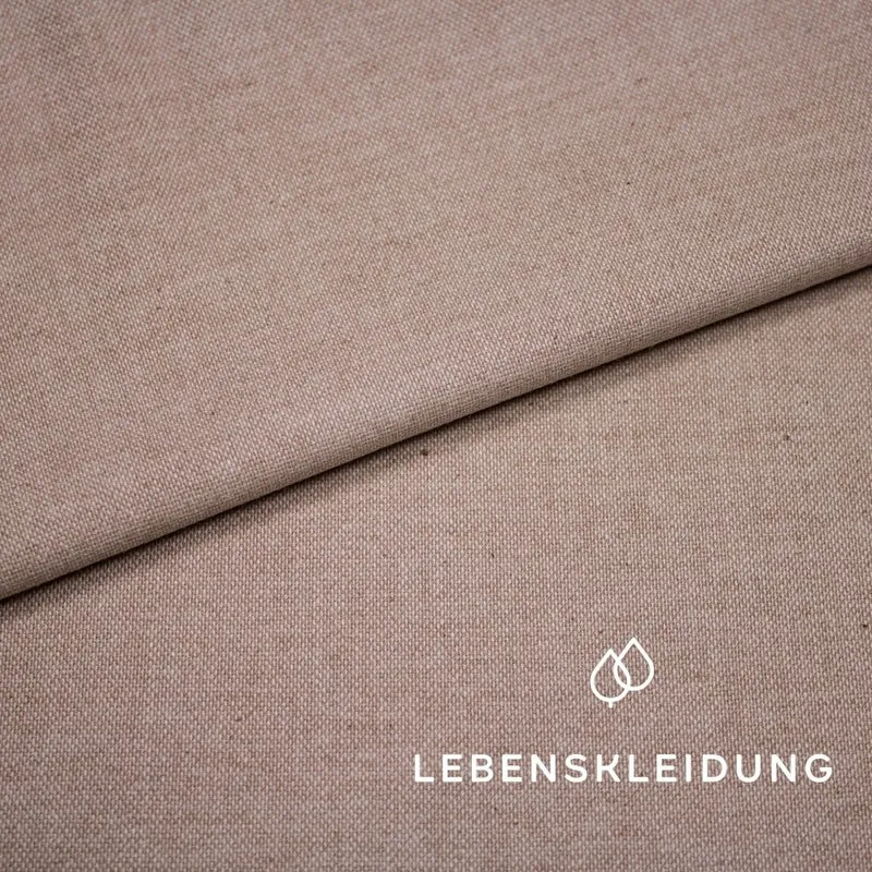 Bio Flanell - natur -beidseitig geraut — ganze Rolle (60 m)