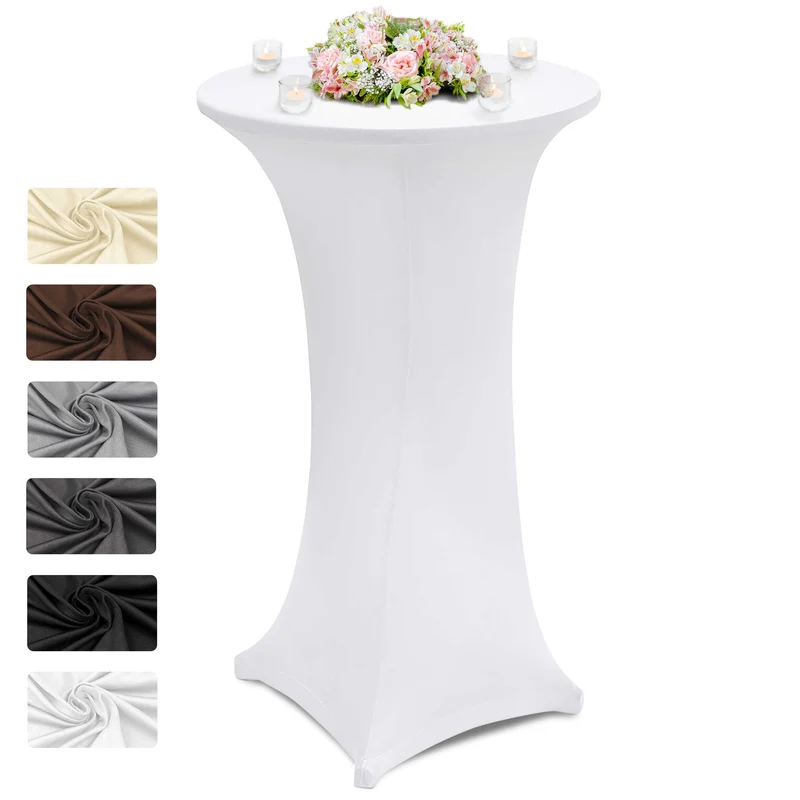 Stehtischhusse mit 200g/m² Ø 70-80 cm, Höhe 110-120 cm