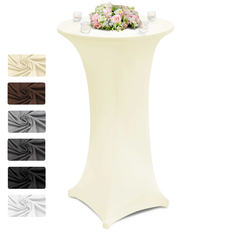 Stehtischhusse mit 200g/m² Ø 70-80 cm, Höhe 110-120 cm