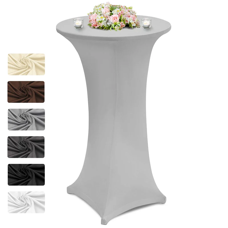 Stehtischhusse mit 200g/m² Ø 70-80 cm, Höhe 110-120 cm