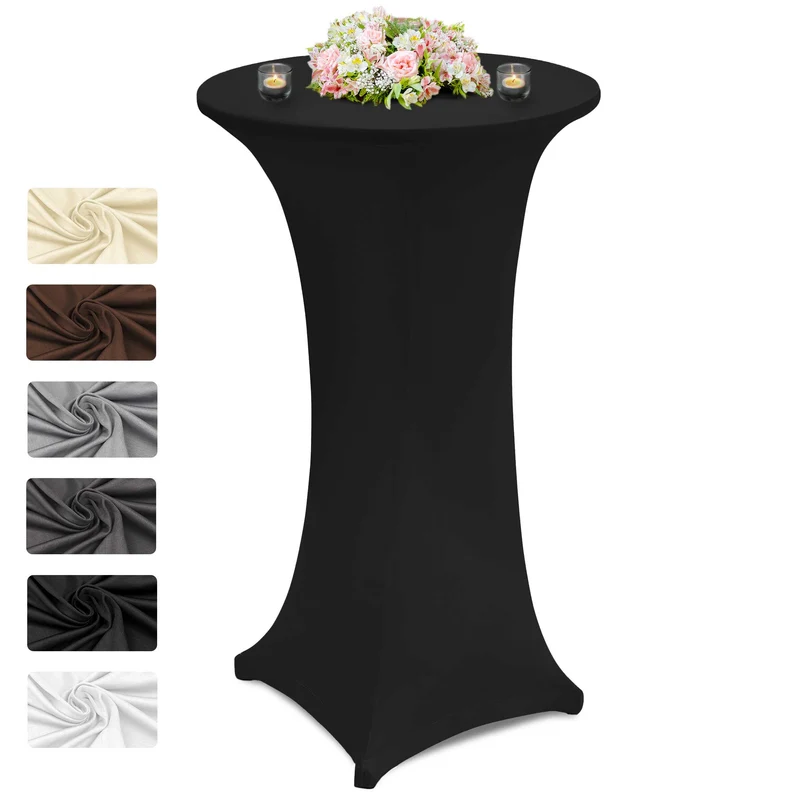 Stehtischhusse mit 200g/m² Ø 70-80 cm, Höhe 110-120 cm