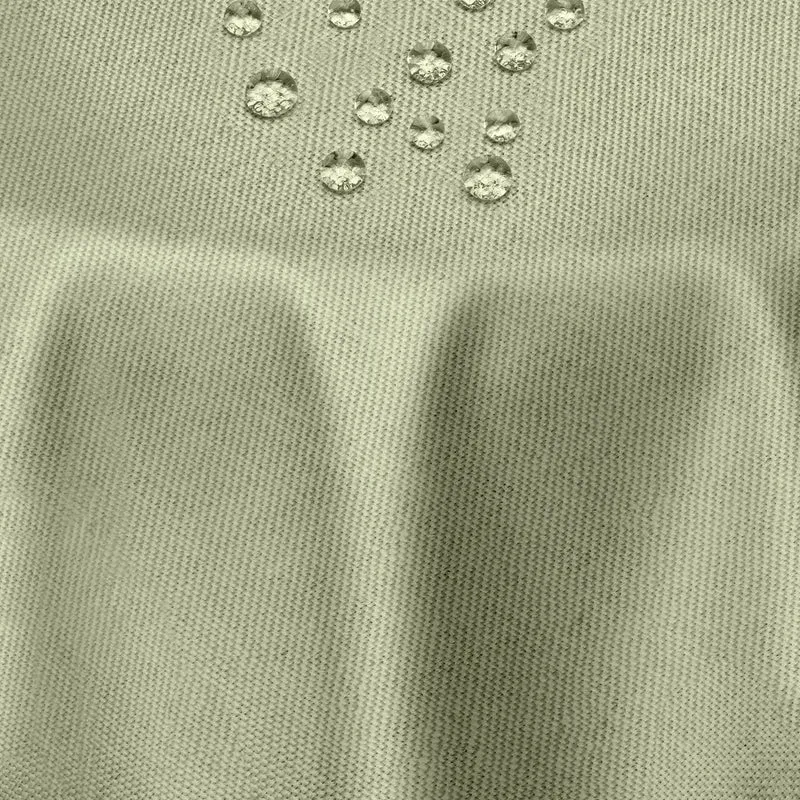 Leinen Optik Tischdecke oval / rund hellgrün