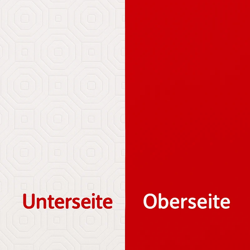 Tischpolster rot rund