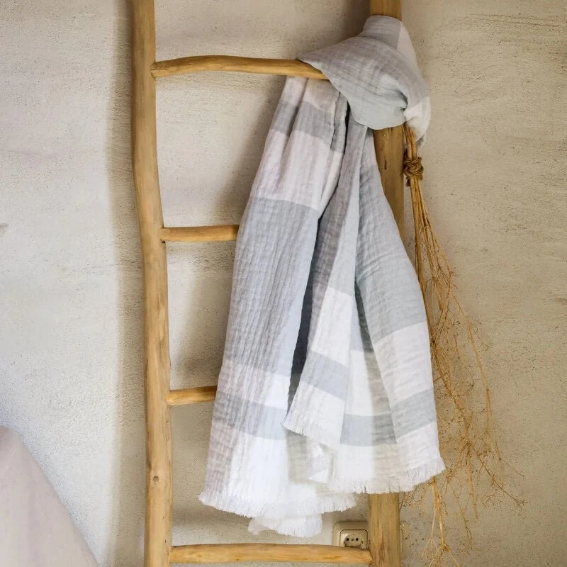 Plaid Decke mit Sreifen Portofino