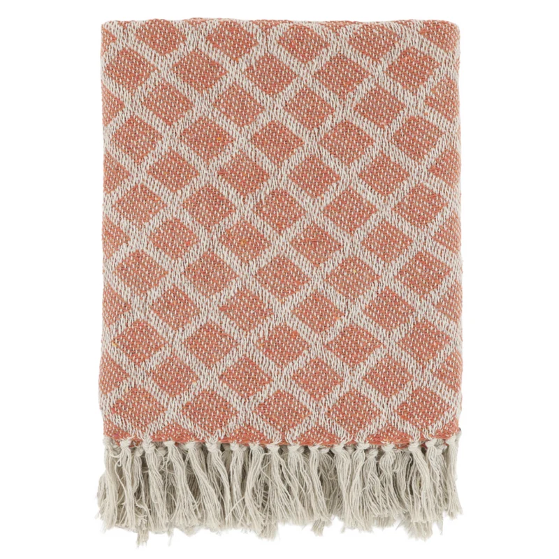 Chic Antique Aix Plaid Terracotta