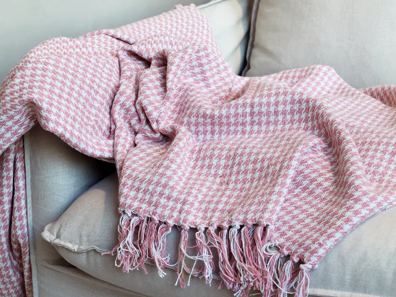 Chic Antique Aix Plaid Himbeere