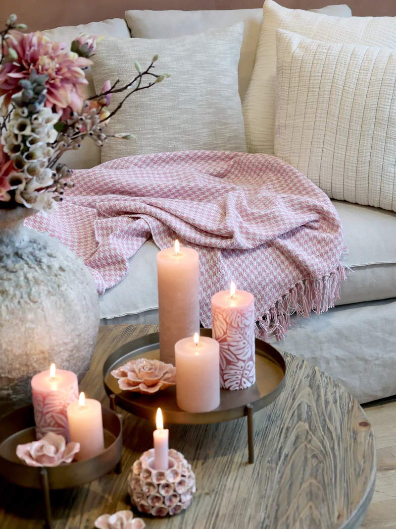Chic Antique Aix Plaid Himbeere