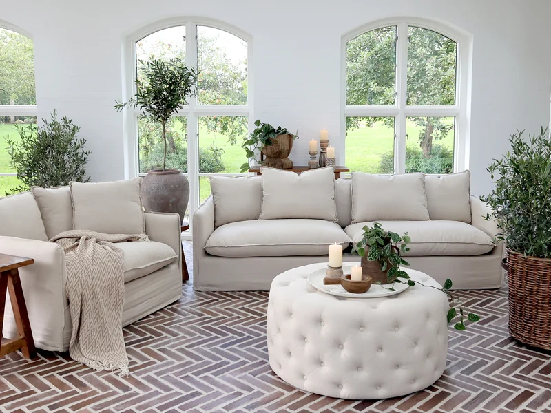 Chic Antique Aix Plaid Latte