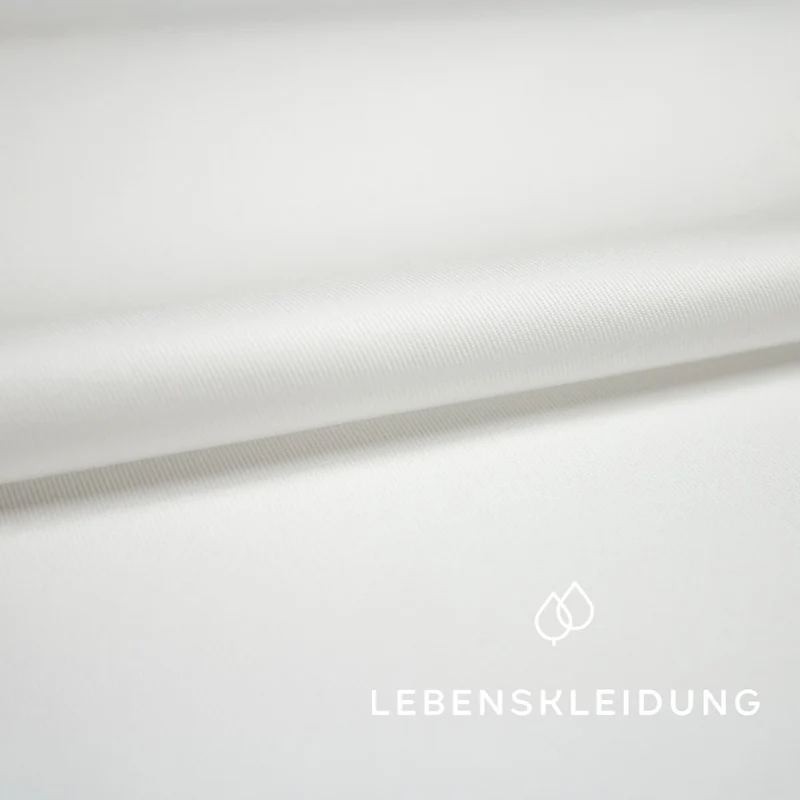 Bio Köper - Weiß ohne optische Aufheller - Extra Langstapelig — ganze Rolle (60 m)
