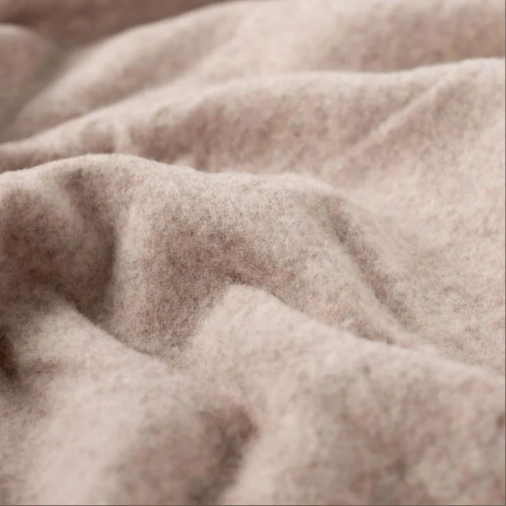 Wollfleece meliert *Ab 50cm