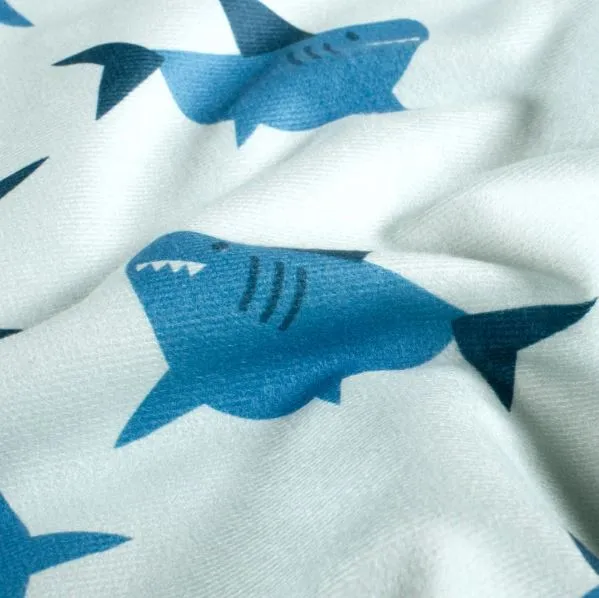 Frottee Haie hellblau *Ab 50cm