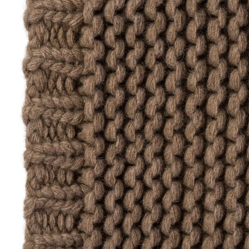 Dickgestrickte Plaid Decke York