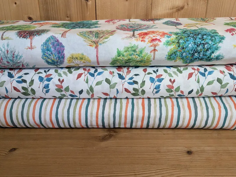 Baumwolle digital bedruckt bunte Streifen *Ab 50cm