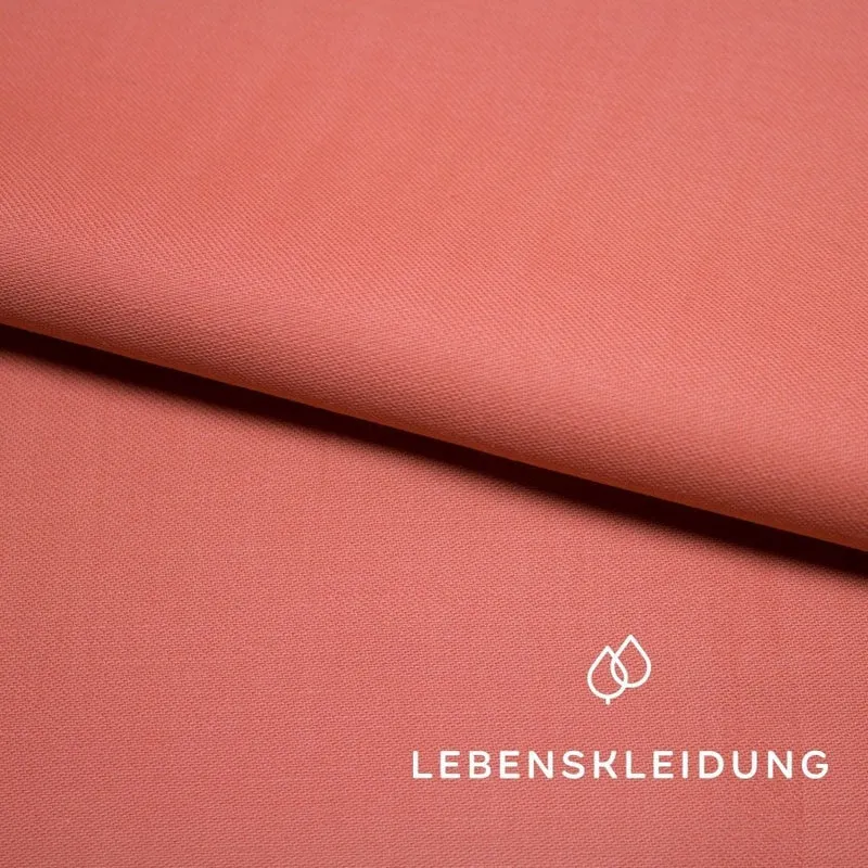 Bio Satin glatt - Orange
