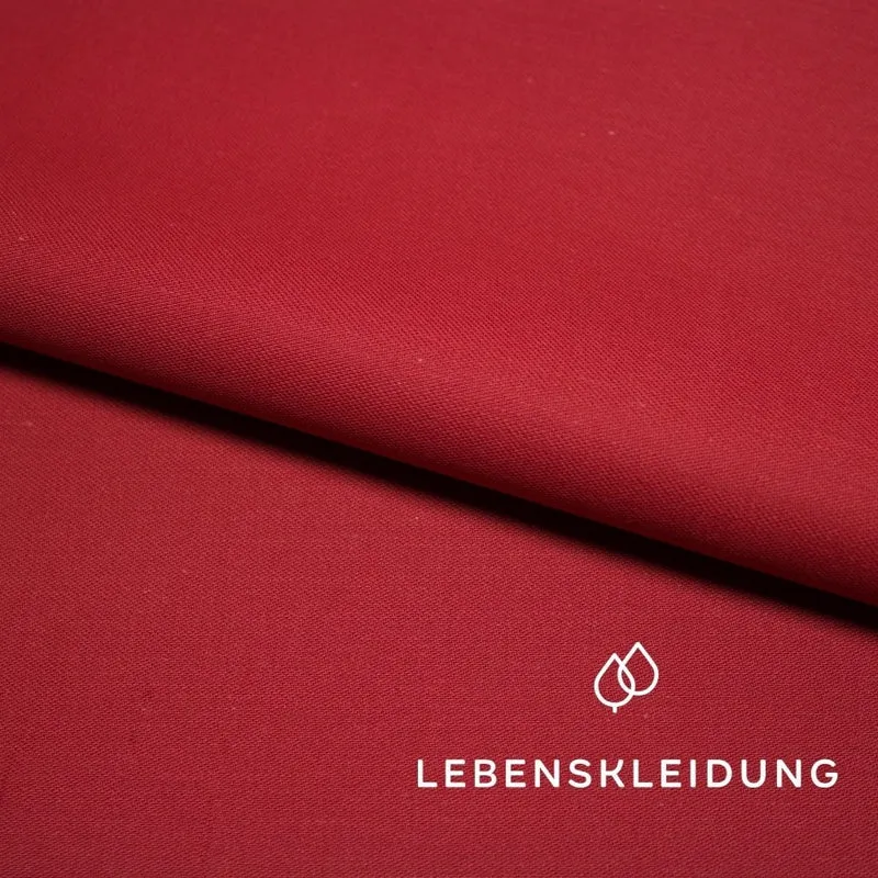Bio Satin glatt - Rot — ganze Rolle (60 m)