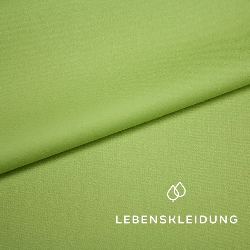 Bio Satin glatt - Limette — ganze Rolle (60 m)