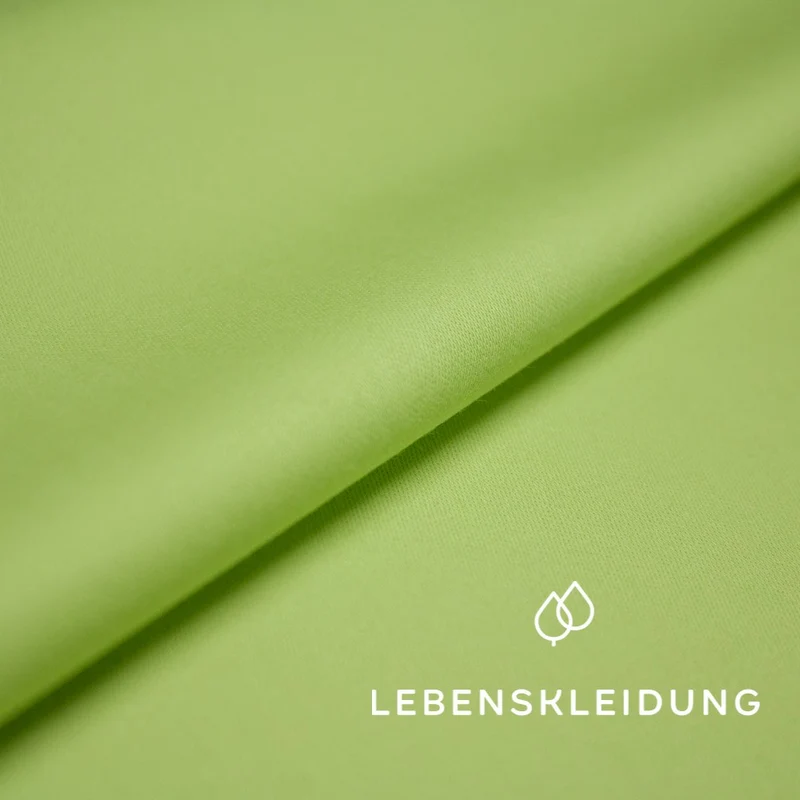 Bio Satin glatt - Limette — ganze Rolle (60 m)