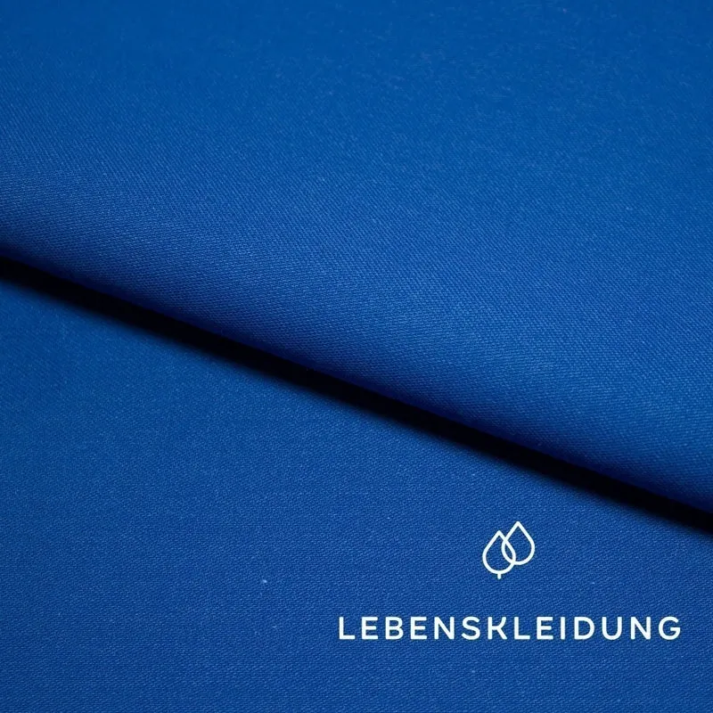 Bio Satin glatt - Blau — ganze Rolle (60 m)