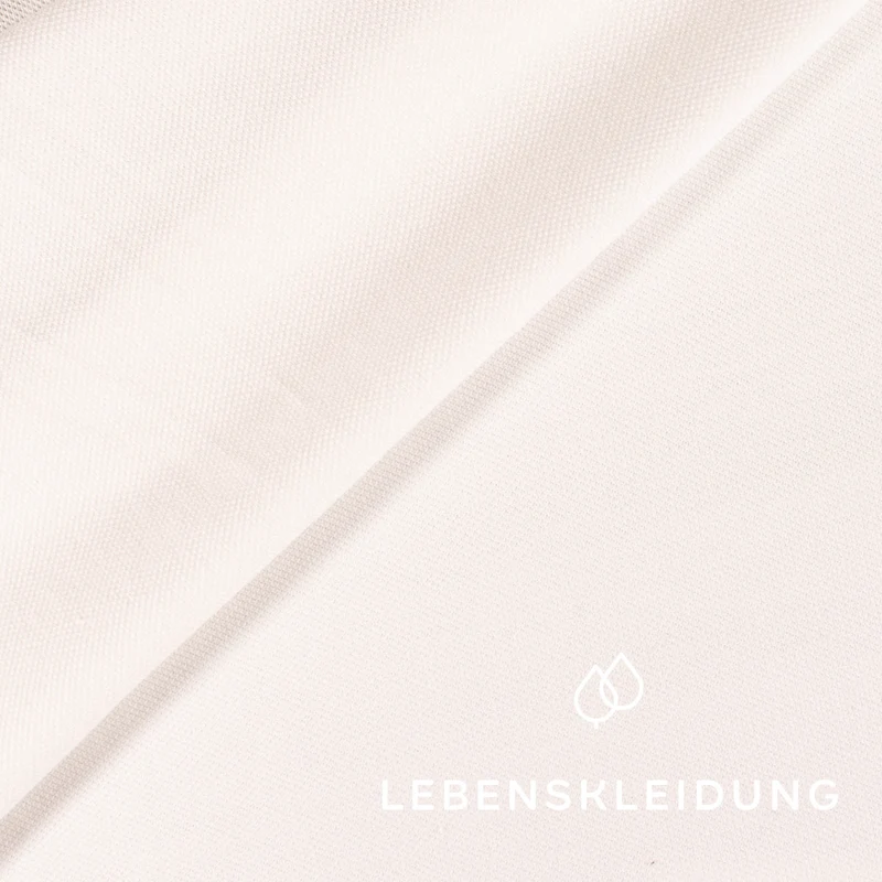 Bio Pique Stoff - White