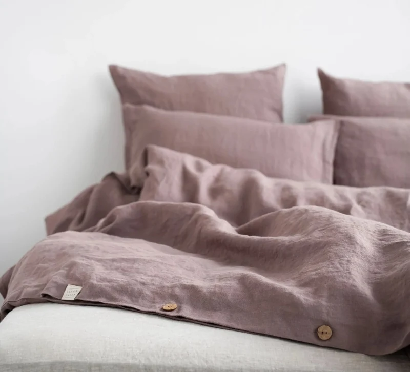 Leinen-Bettwäsche Set – Ashes of Roses