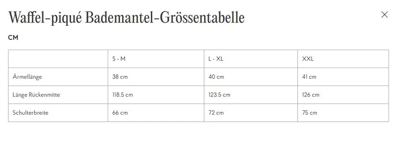 Weicher Waffelpiqué-Bademantel