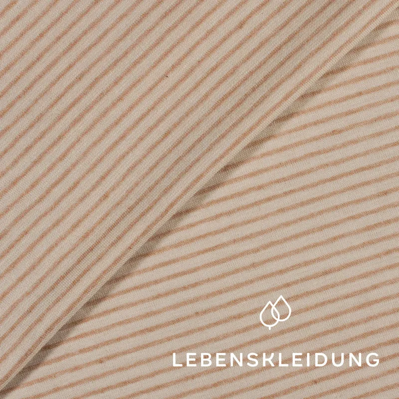 Bio Color Grown Cotton Jersey - Striped Color Grown Cotton