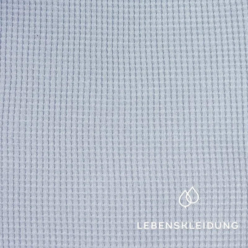 Re-Life Waffelstrick Stoff Sky Blue - komplette Originalrollen