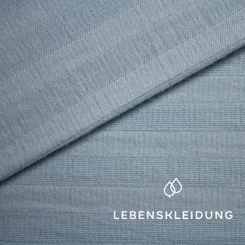 Bio Musselin - Cloud Blue — ganze Rolle (50 m)