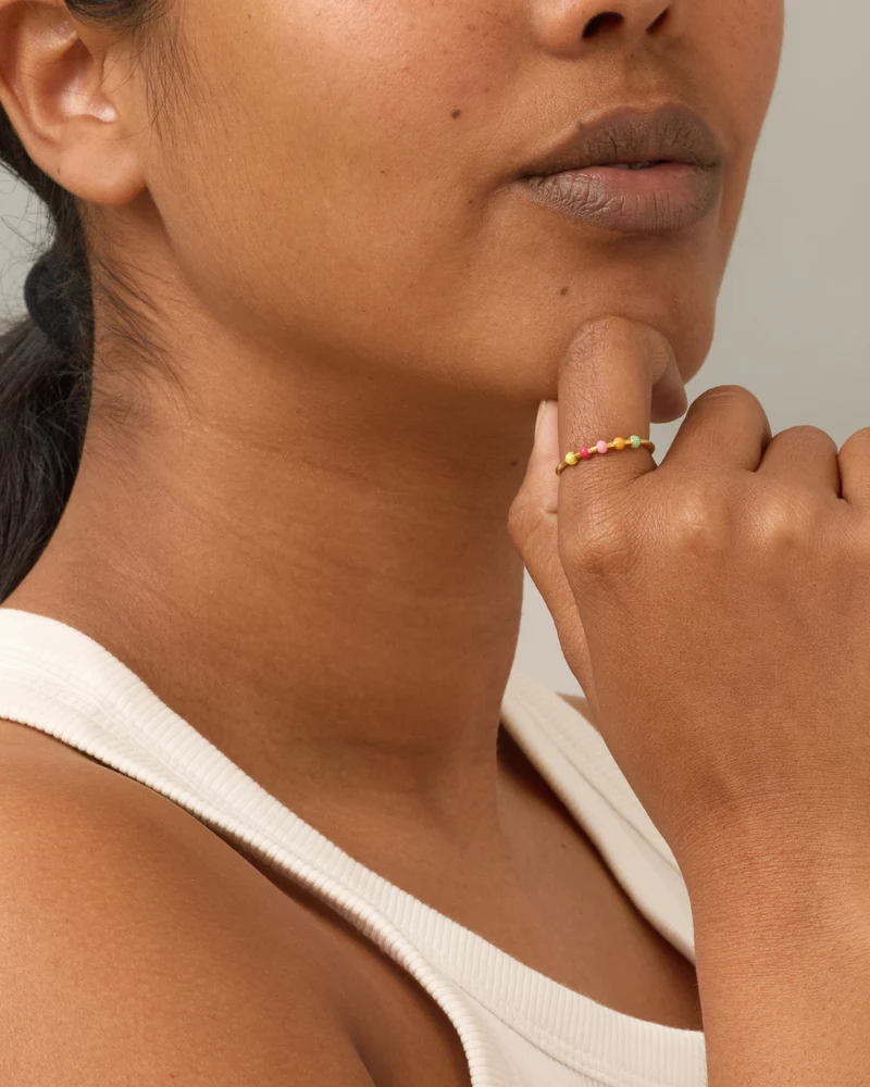 Ring Lola - Gold/Rainbow