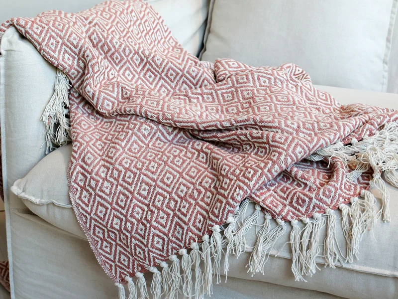Chic Antique Plaid Rosa