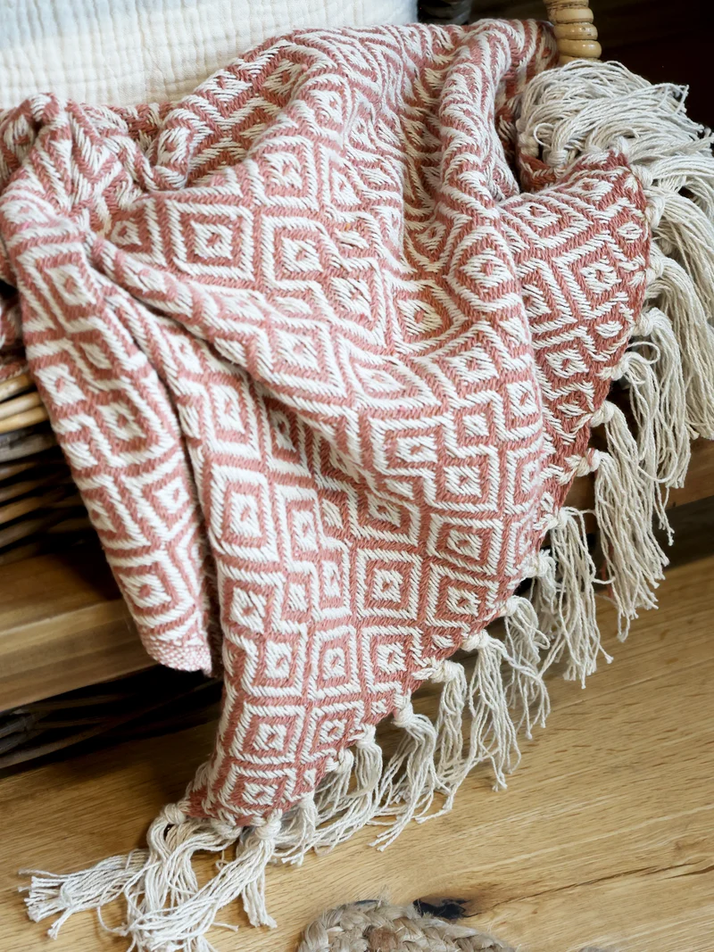 Chic Antique Plaid Rosa