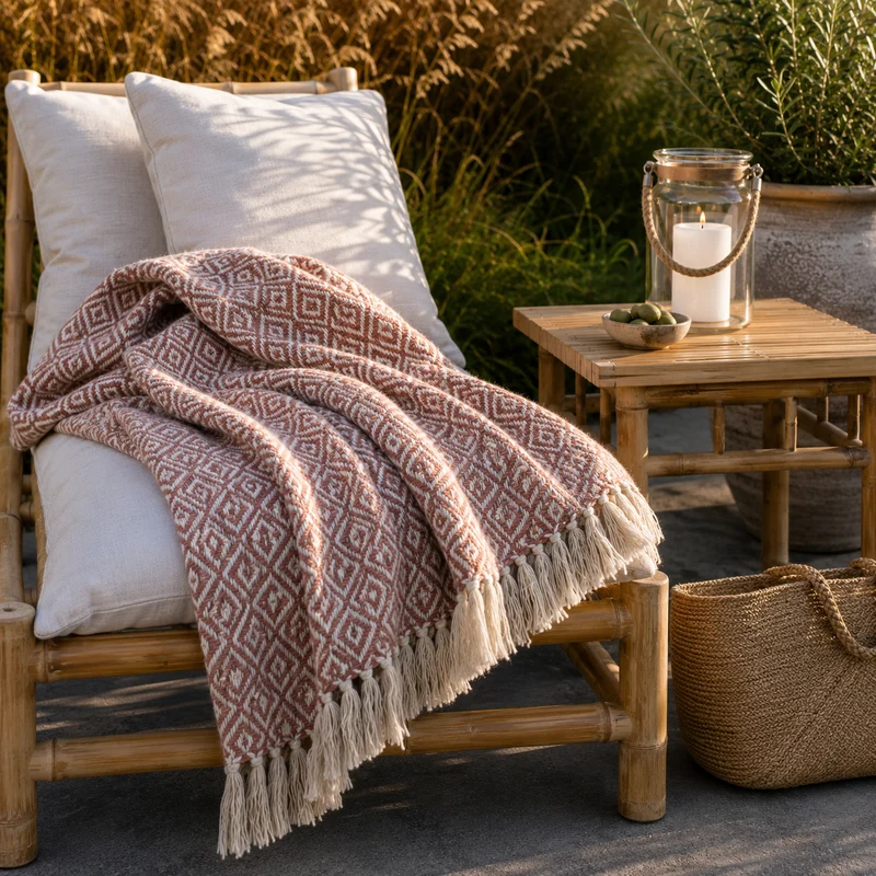 Chic Antique Plaid Rosa