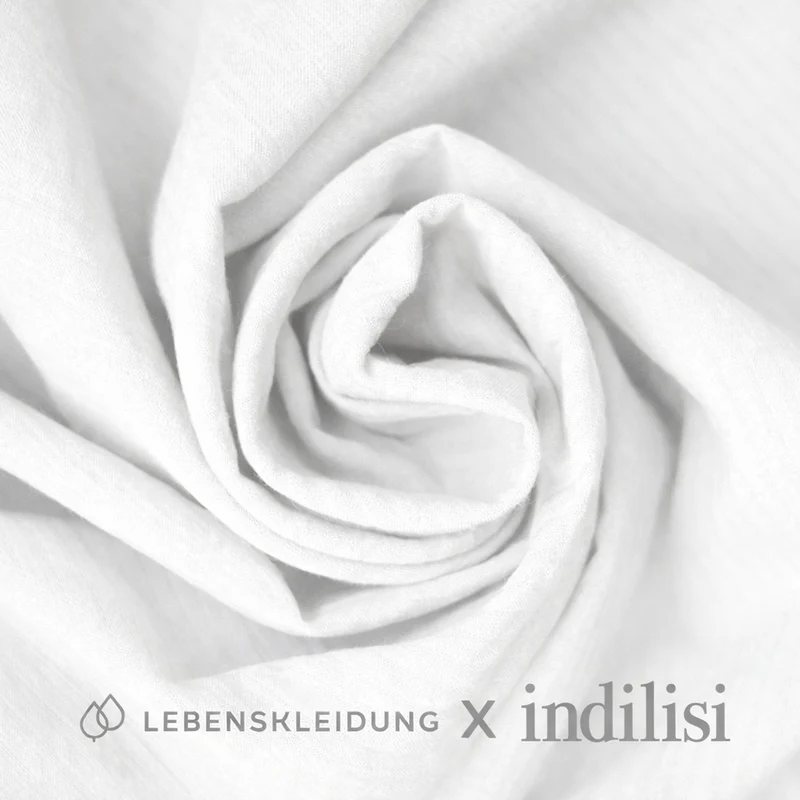 Indilisi Re-Life Baumwoll Seersucker - White