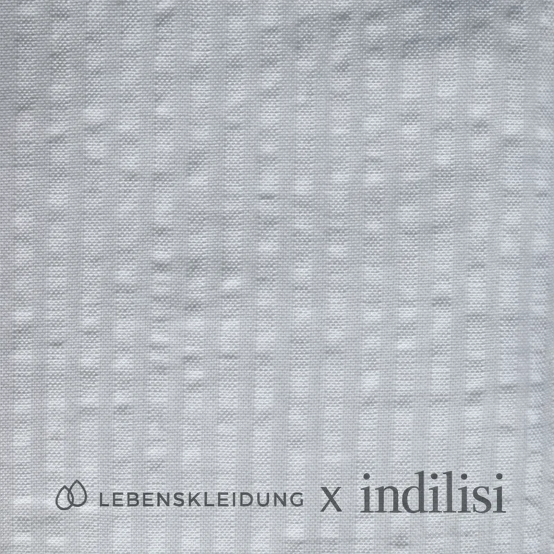 Indilisi Re-Life Baumwoll Seersucker - White