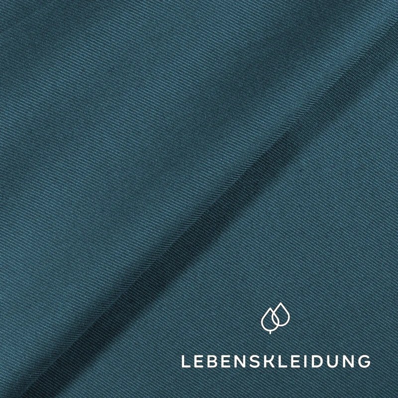Re-Life Bio Baumwolle Stretch Twill - Majorca Blue