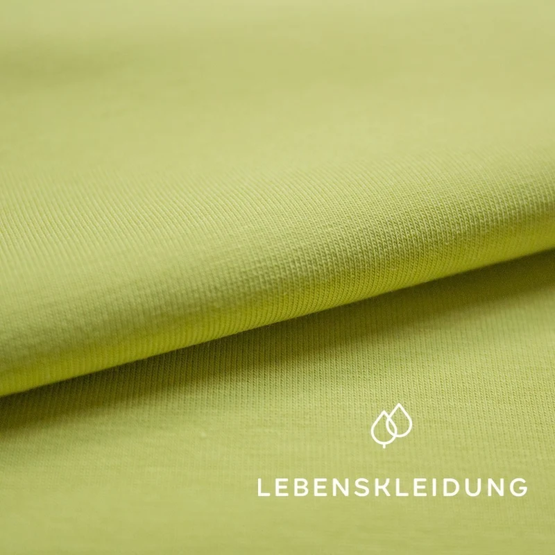 Bio Stretch Jersey Stoff - Soft Moss