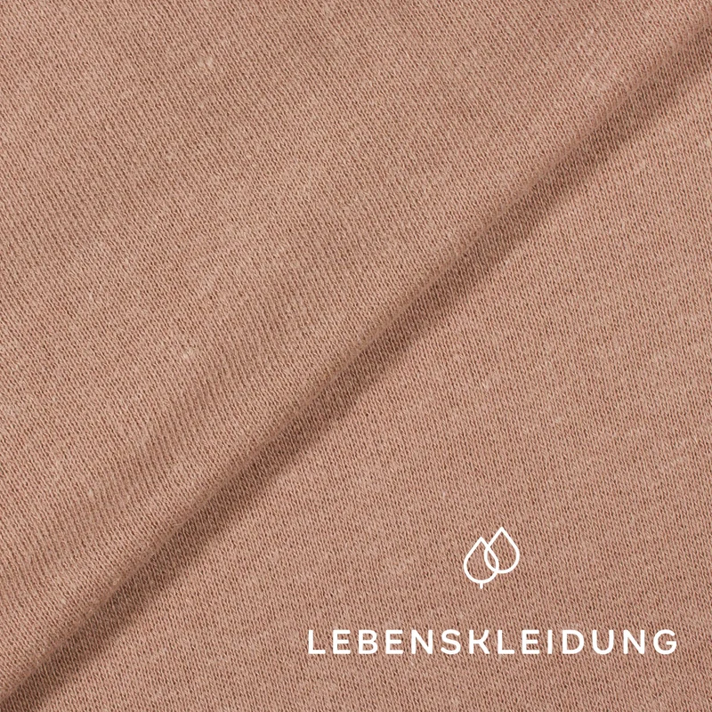 Bio Cotton Hemp Sweat - Dark Taupe - komplette Originalrollen