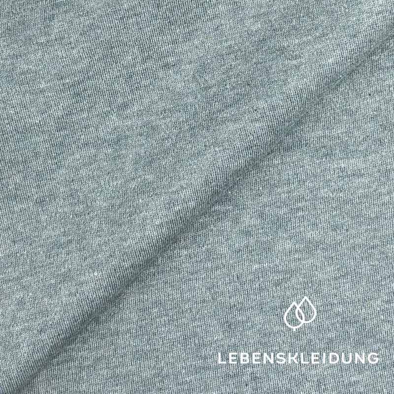 Re-Life Interlock Stoff Stone Green Melange - komplette Originalrollen