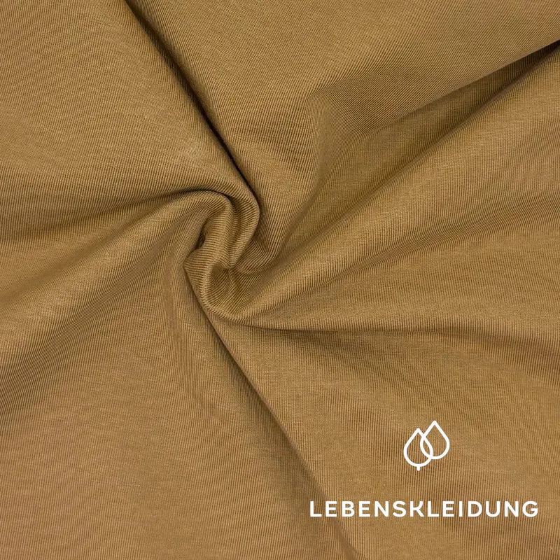 Re-Life Stretch Jersey Stoff Khaki - komplette Originalrollen