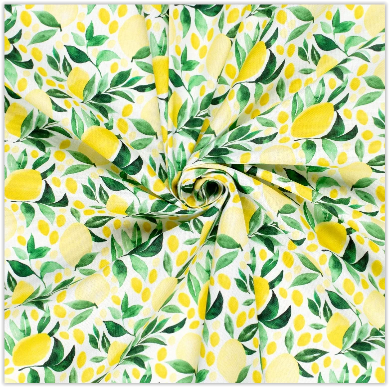 Dekostoff Halbpanama Früchte *Ab 50 cm