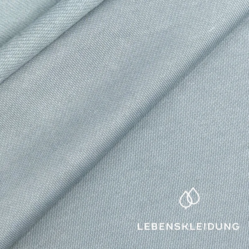 Re-Life Sweatstoff Baumwolle & recyceltes Polyester Cloud Blue - komplette Originalrollen