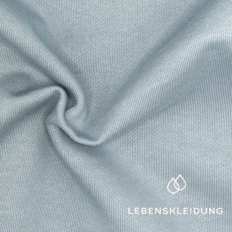 Re-Life Sweatstoff Baumwolle & recyceltes Polyester Cloud Blue - komplette Originalrollen